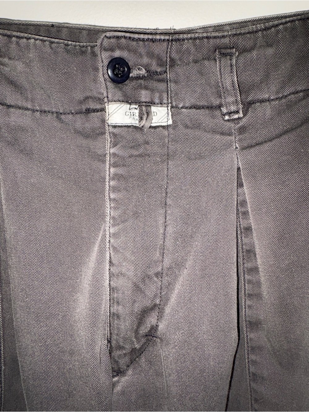 vintage Marithe Girbaud Francois pleated tapered leg chino pants sz 32 - Picture 4 of 9